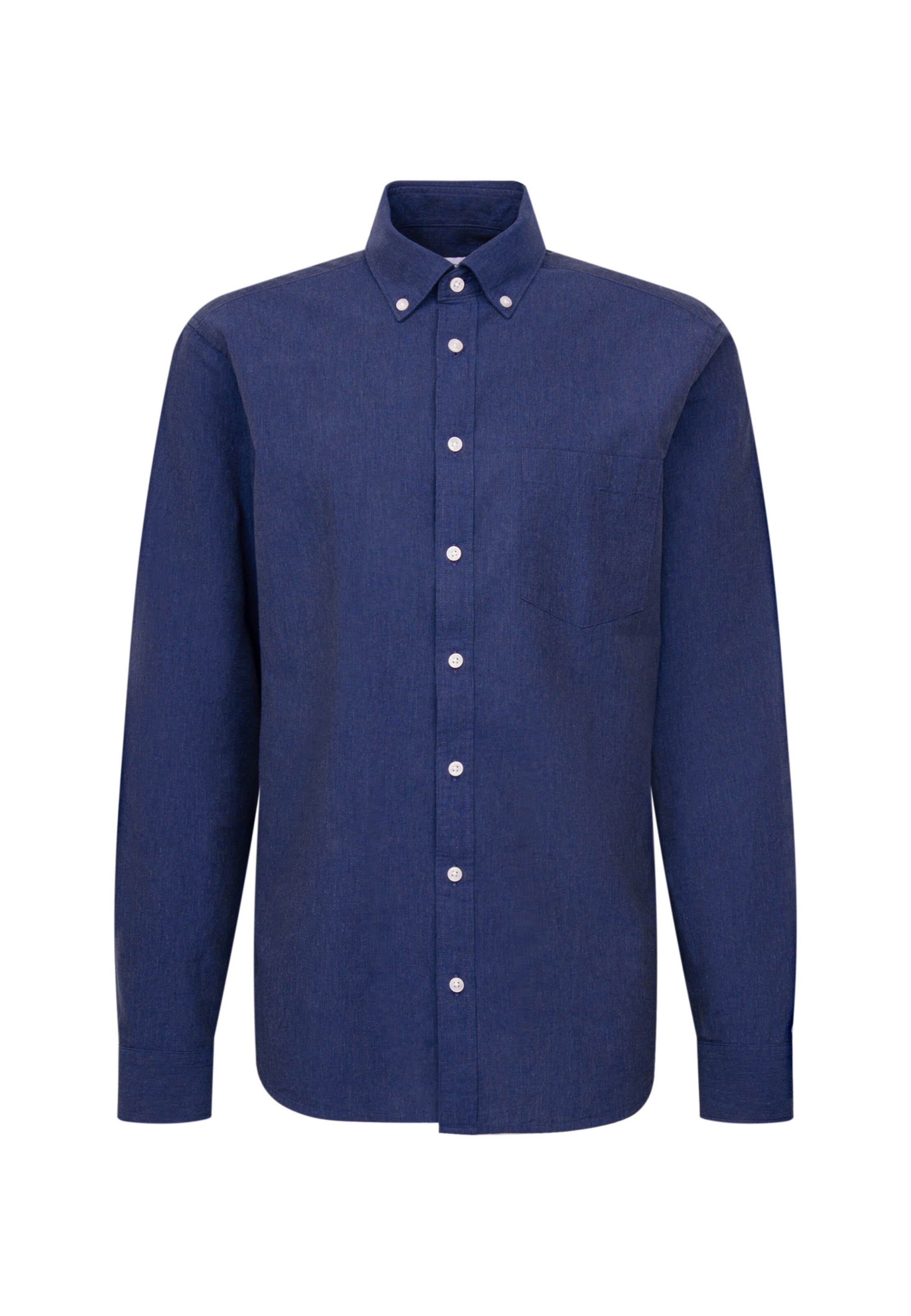 SEIDENSTICKER Regular Fit Businesshemd in Blau
