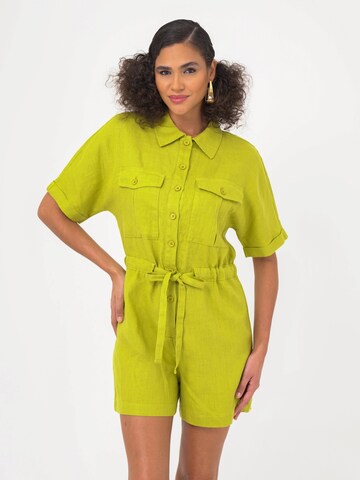 FRESHLIONS Jumpsuit 'Livia' in Grün: Vorderseite