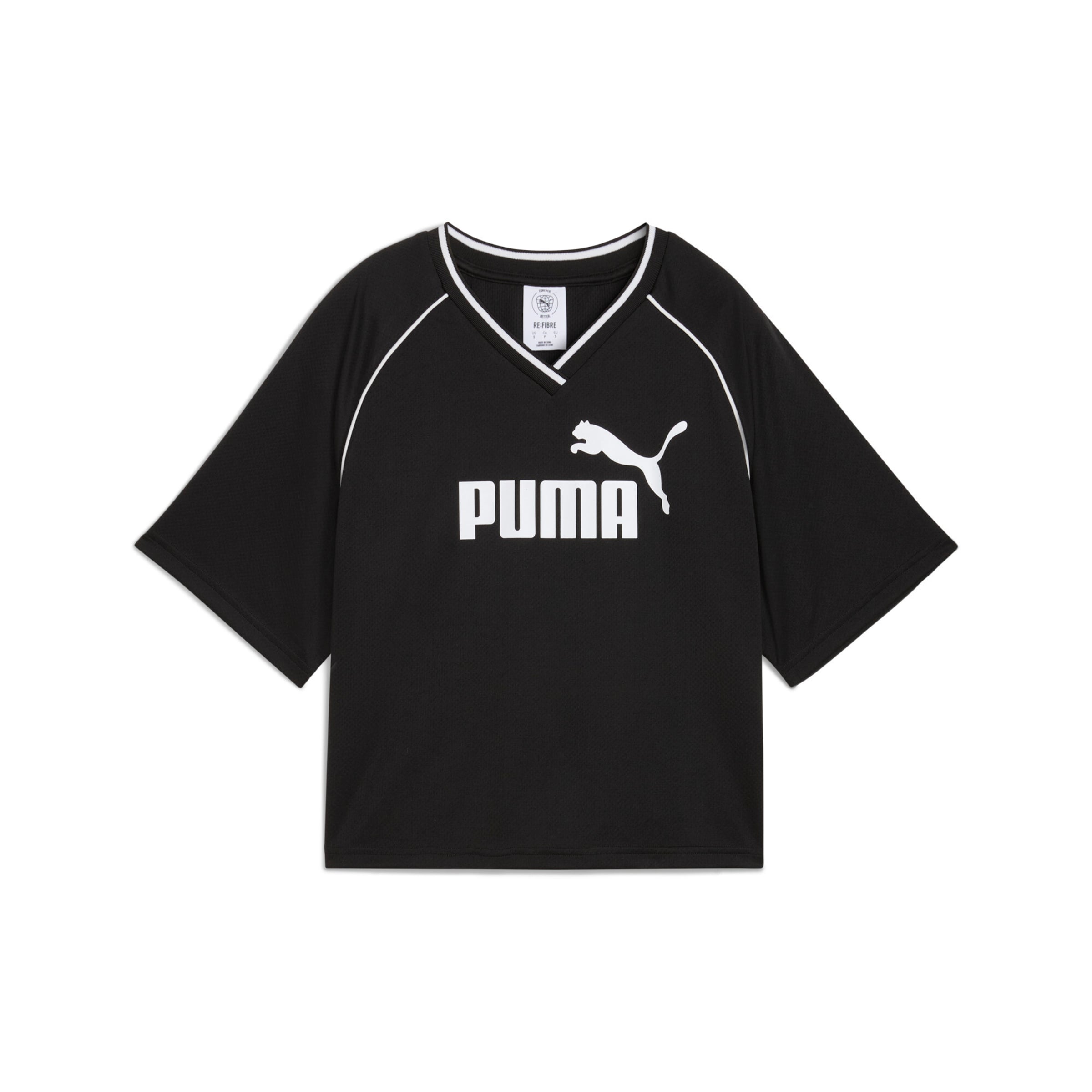 PUMA Functioneel shirt &#x27;Essential&#x27; in Zwart: voorkant