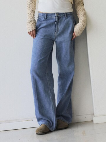NAME IT Wide Leg Jeans i blå