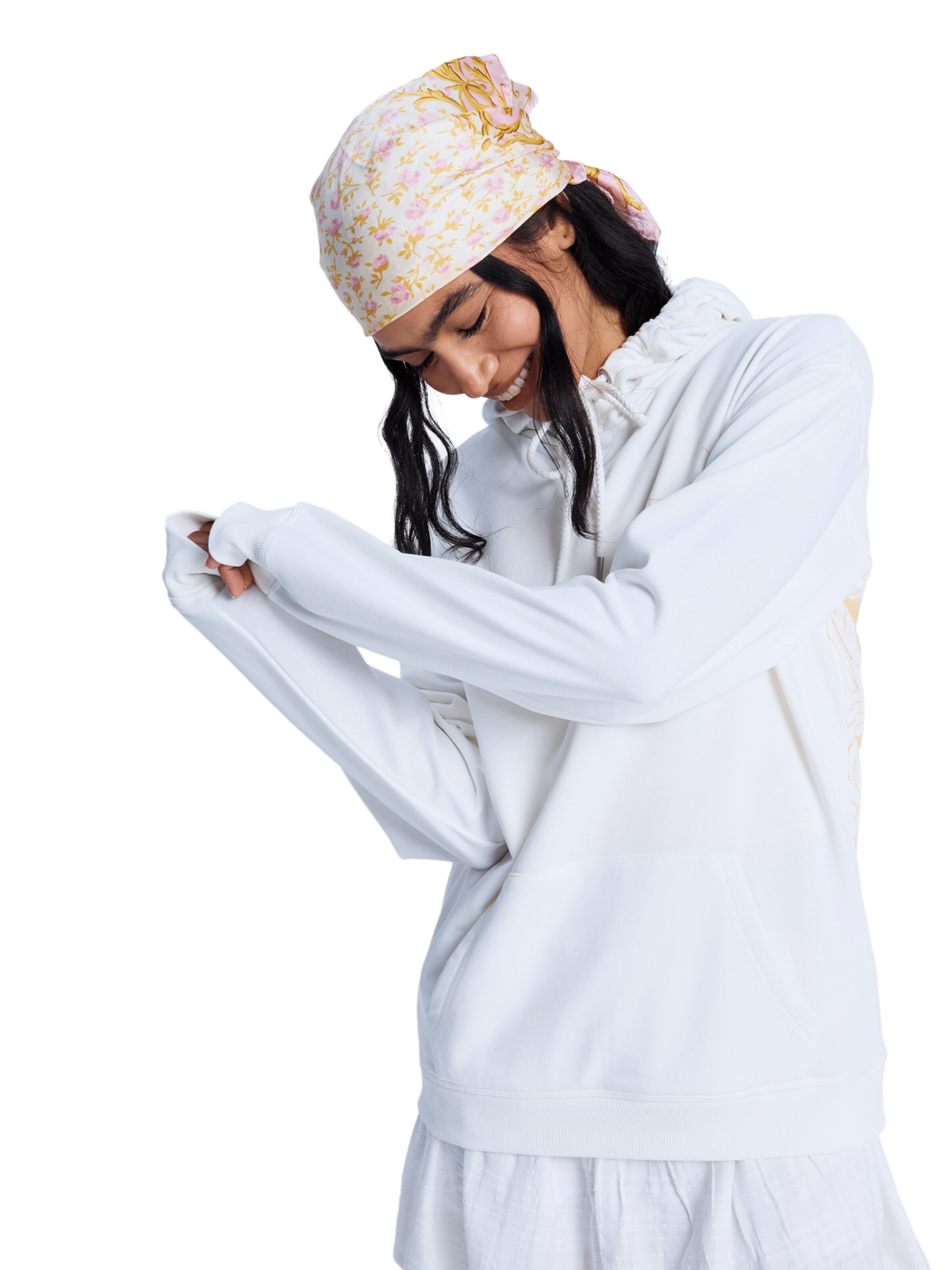 ROXY Sweatshirt 'Surf Stoked Terry Vint' in Weiß