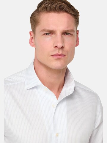 Coupe regular Chemise business Boggi Milano en bleu