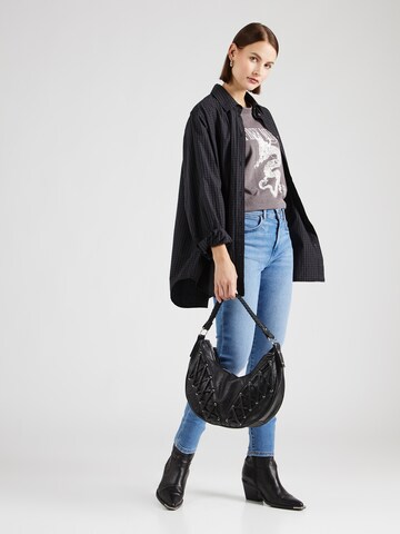 WRANGLER Skinny Džíny 'HIGH RISE SKINNY' – modrá