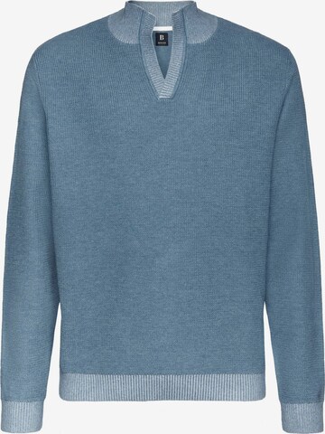 Pull-over Boggi Milano en bleu : devant