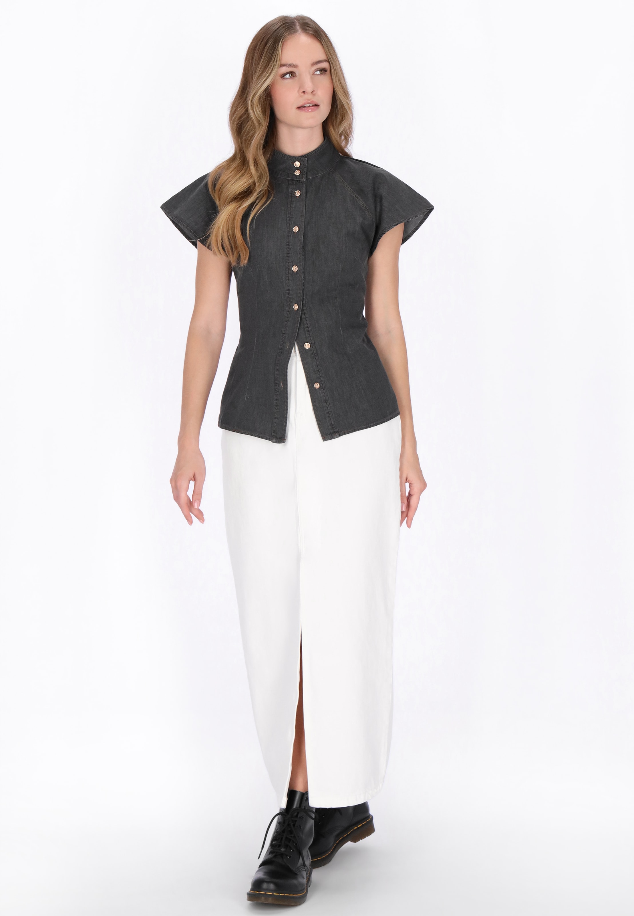 DreiMaster Vintage - Blusa en gris