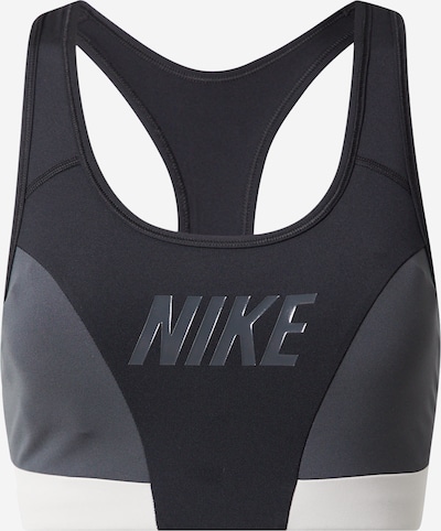 NIKE Soutien-gorge de sport en marine / bleu-gris / blanc, Vue avec produit