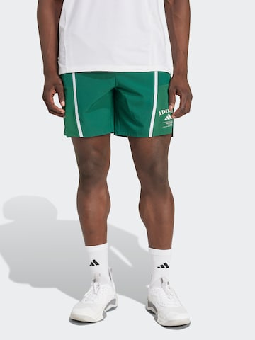 regular Pantaloni sportivi 'Designed For Training Legacy' di ADIDAS PERFORMANCE in verde: frontale