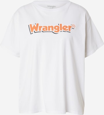 WRANGLER Paita 'GIRLFRIEND' värissä valkoinen: etupuoli