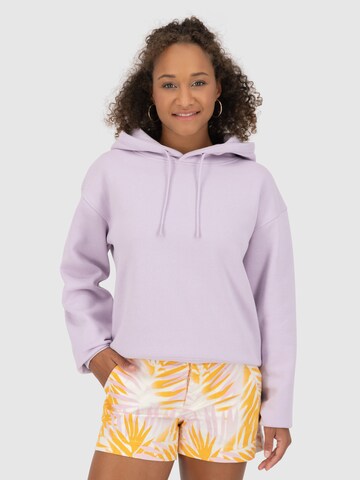 Sweat-shirt 'ThaneeAK' Alife and Kickin en violet : devant