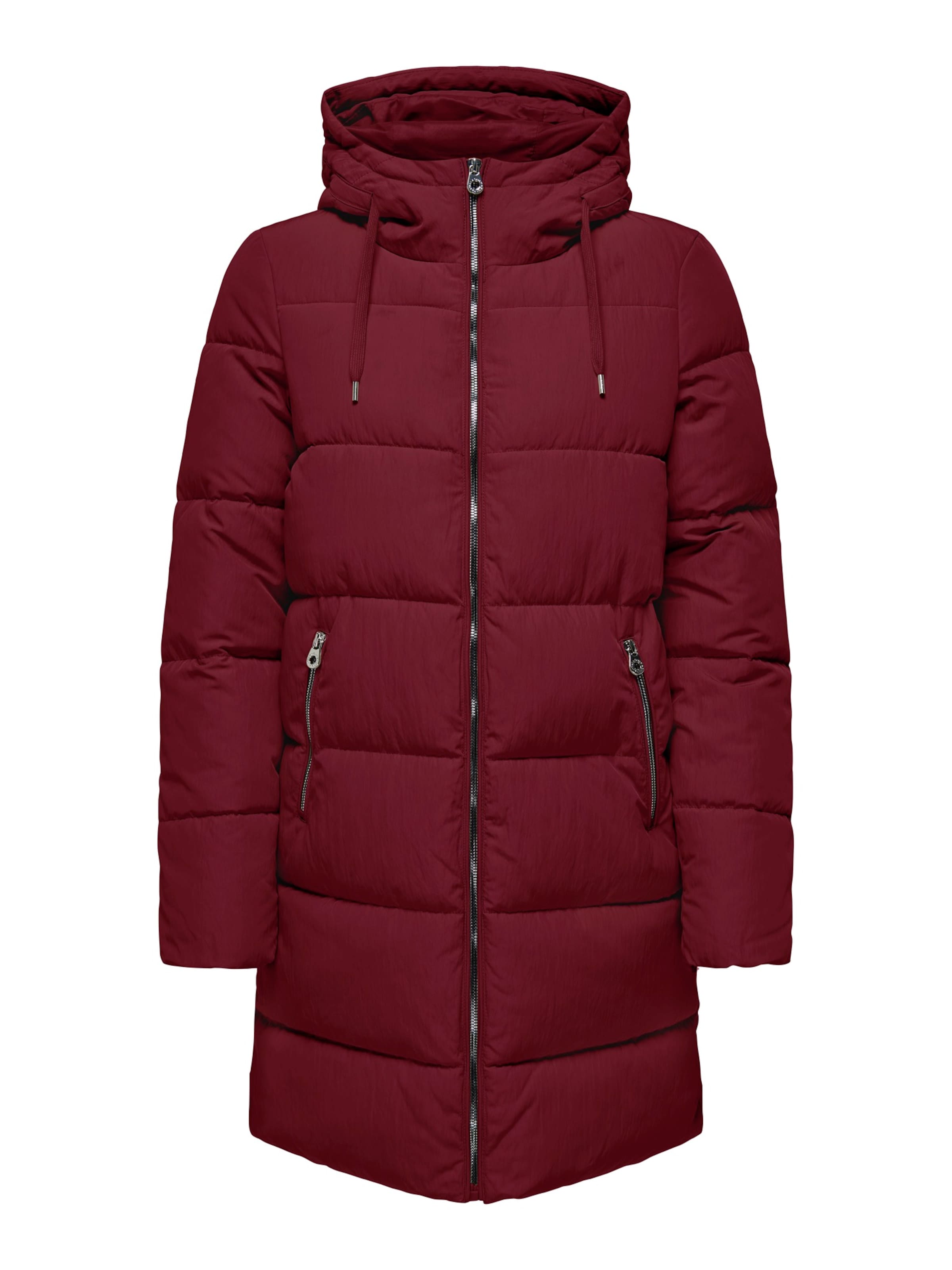 ONLY Zimní kabát 'DOLLY' – červená: přední strana