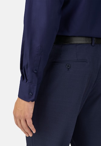 Coupe slim Chemise Boggi Milano en bleu