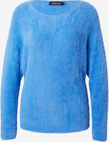 Sublevel Sweater in Blue: front