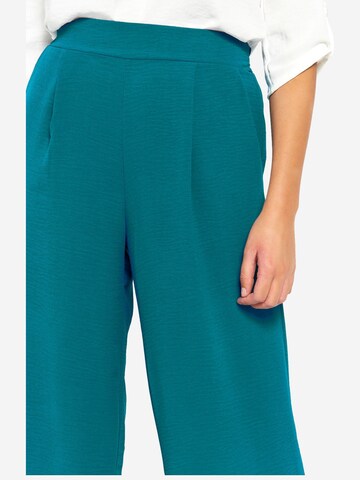 LolaLiza Wide leg Pleat-front trousers in Blue