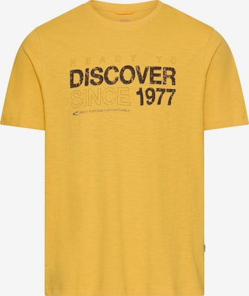 CAMEL ACTIVE T-Shirt in Gelb: Vorderseite