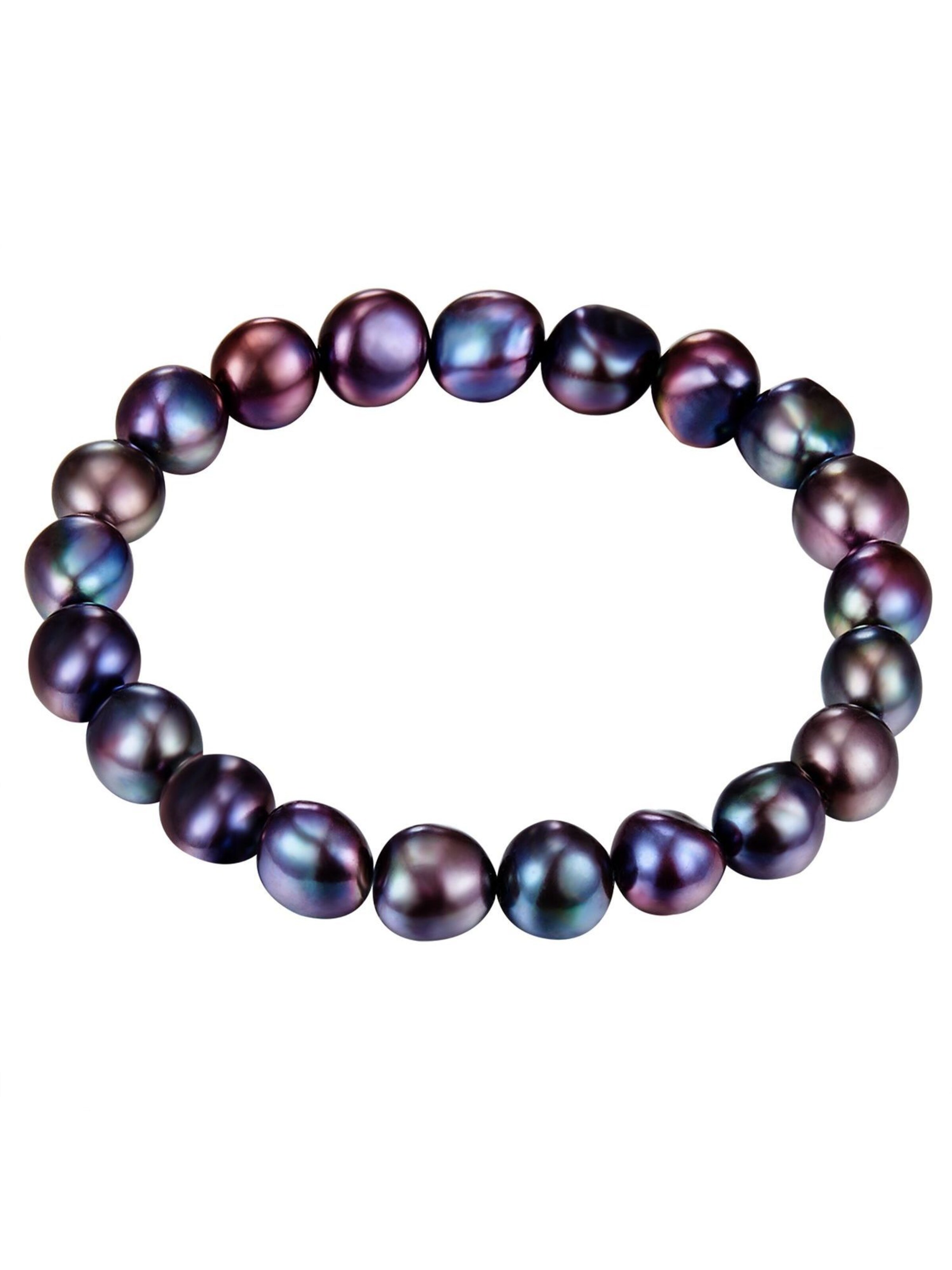 Valero Pearls Bracelet in Blue: front