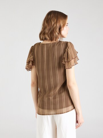 VILA Blouse 'NORA' in Bruin