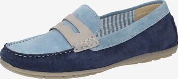 SIOUX Mocassins in Blauw: voorkant