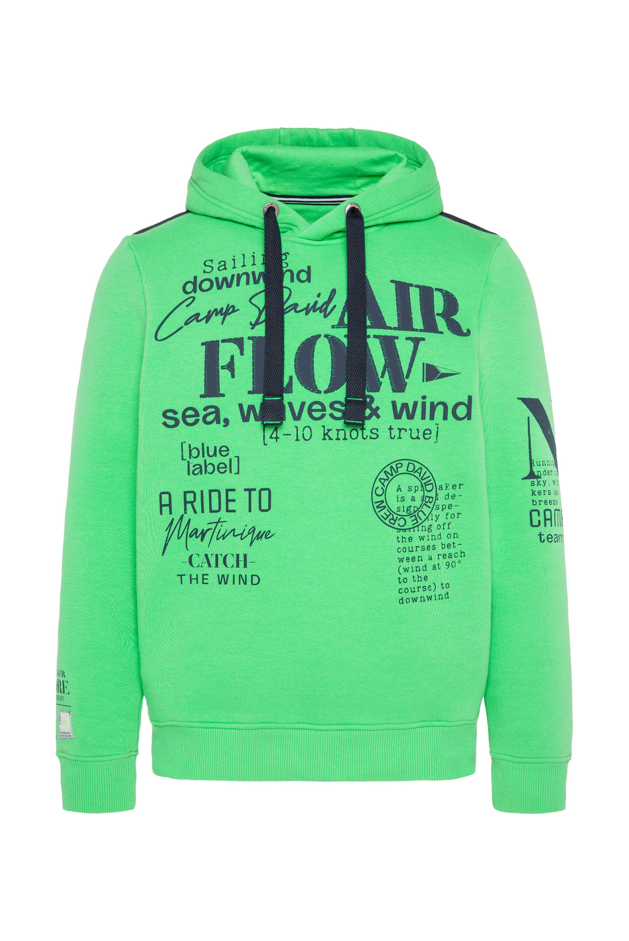 White Calvin Klein Hoodie Neon GrÃ¼n Damen Sweatshirt Sweatshirt