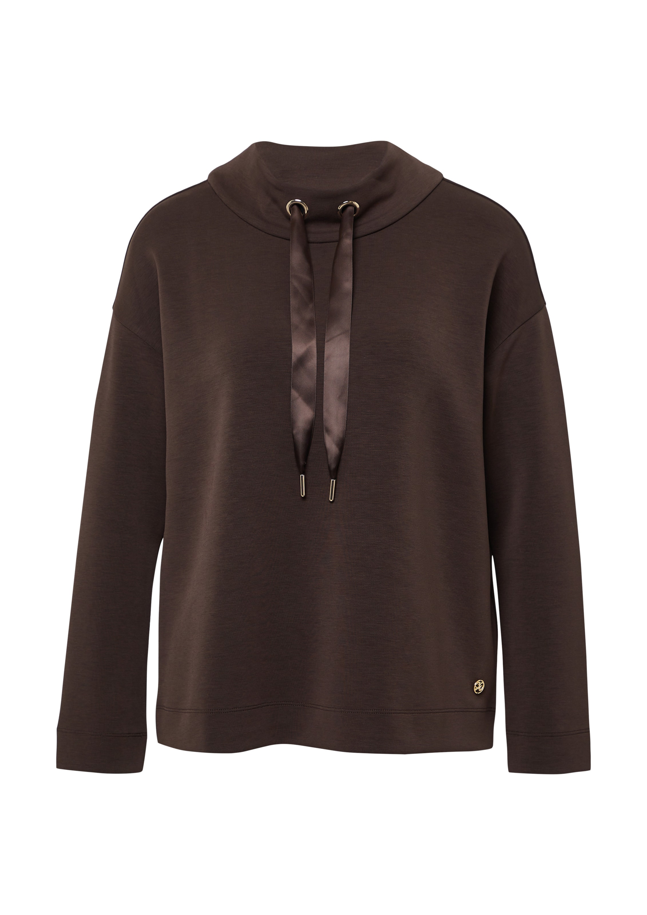 Sweat-shirt s.Oliver en marron : devant