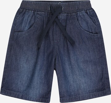 UNITED COLORS OF BENETTON Regular Shorts in Blau: predná strana