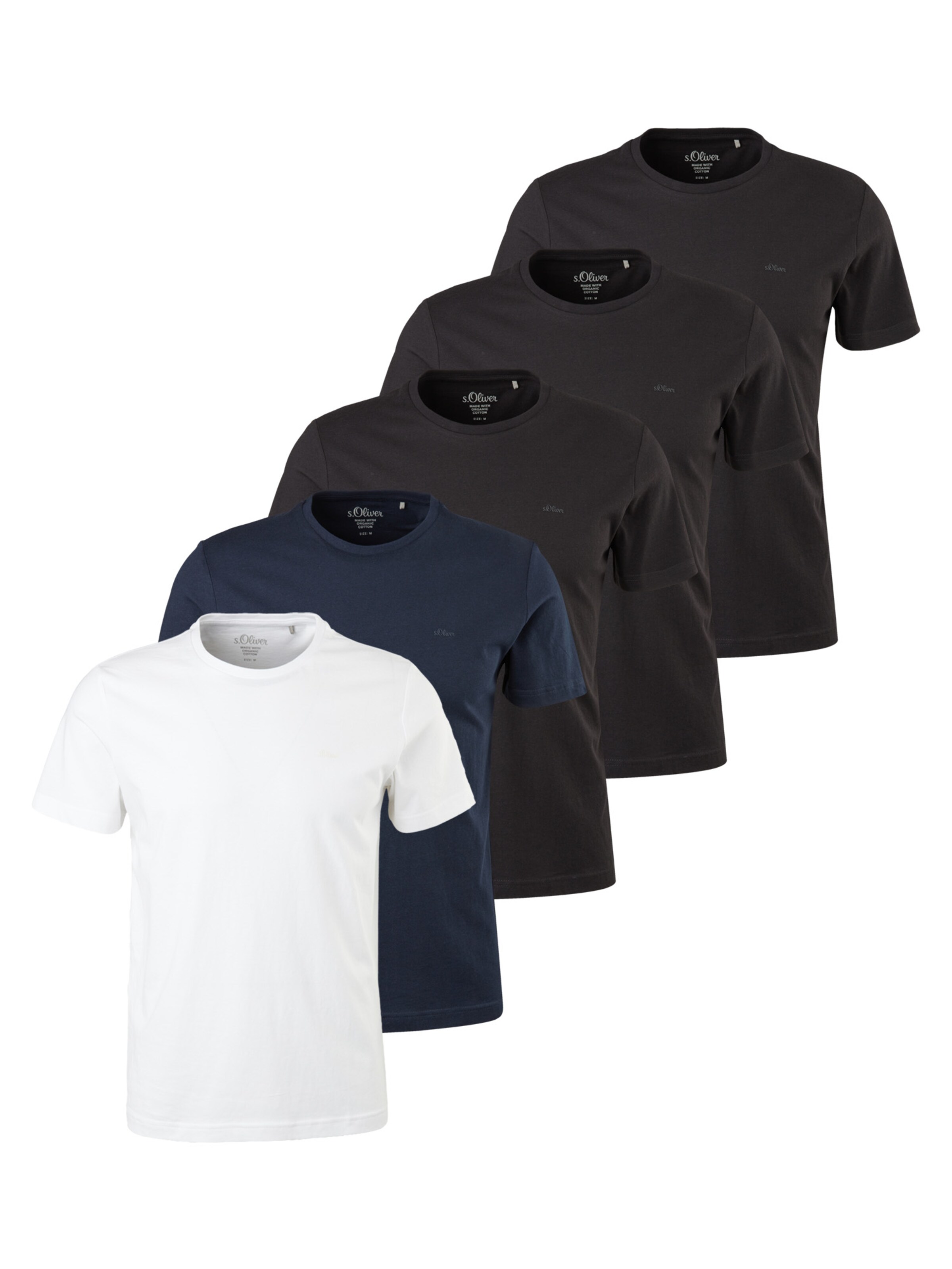 s.Oliver Shirt 'Basic'‌‌‌‌ in Mischfarben: Vorderseite