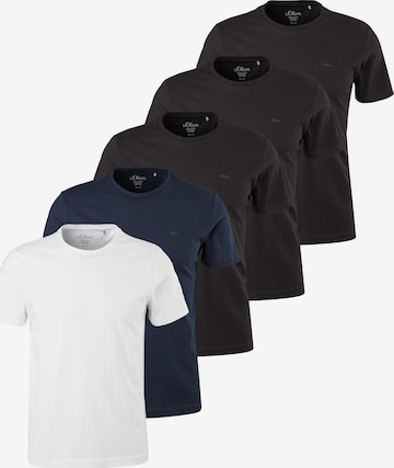 s.Oliver Shirt 'Basic' in Mischfarben: Vorderseite