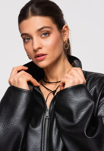 Veste mi-saison Ombre en noir