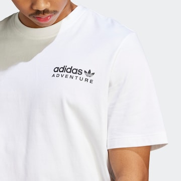 ADIDAS ORIGINALS Μπλουζάκι 'Adventure Nature Awakening' σε λευκό