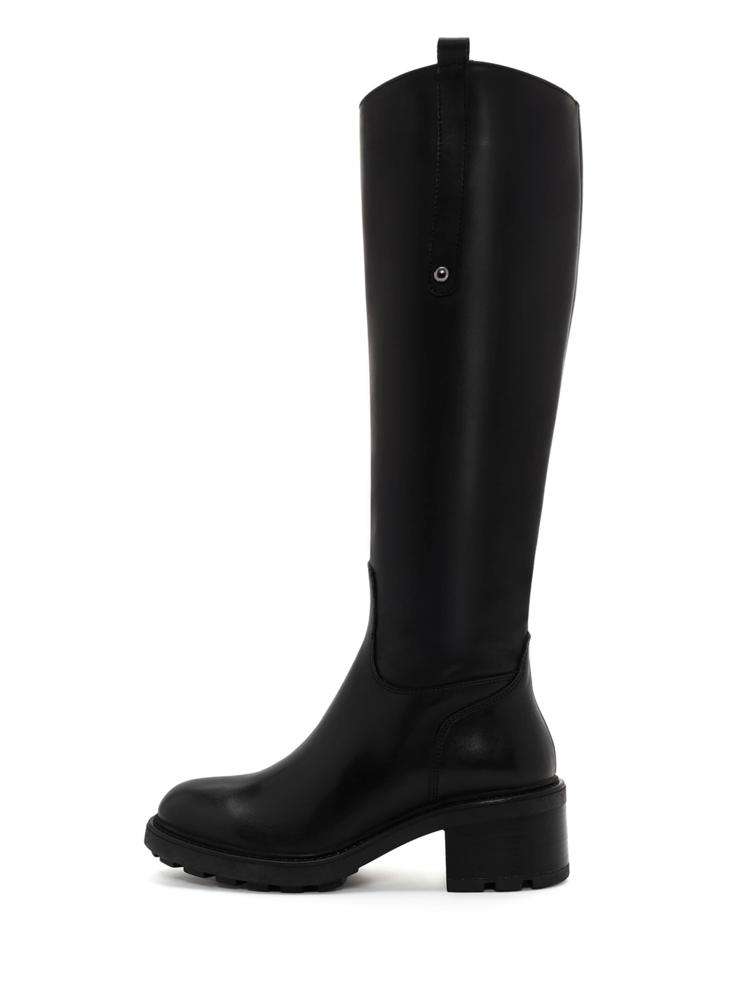 Derimod Stiefel in Schwarz: Vorderseite