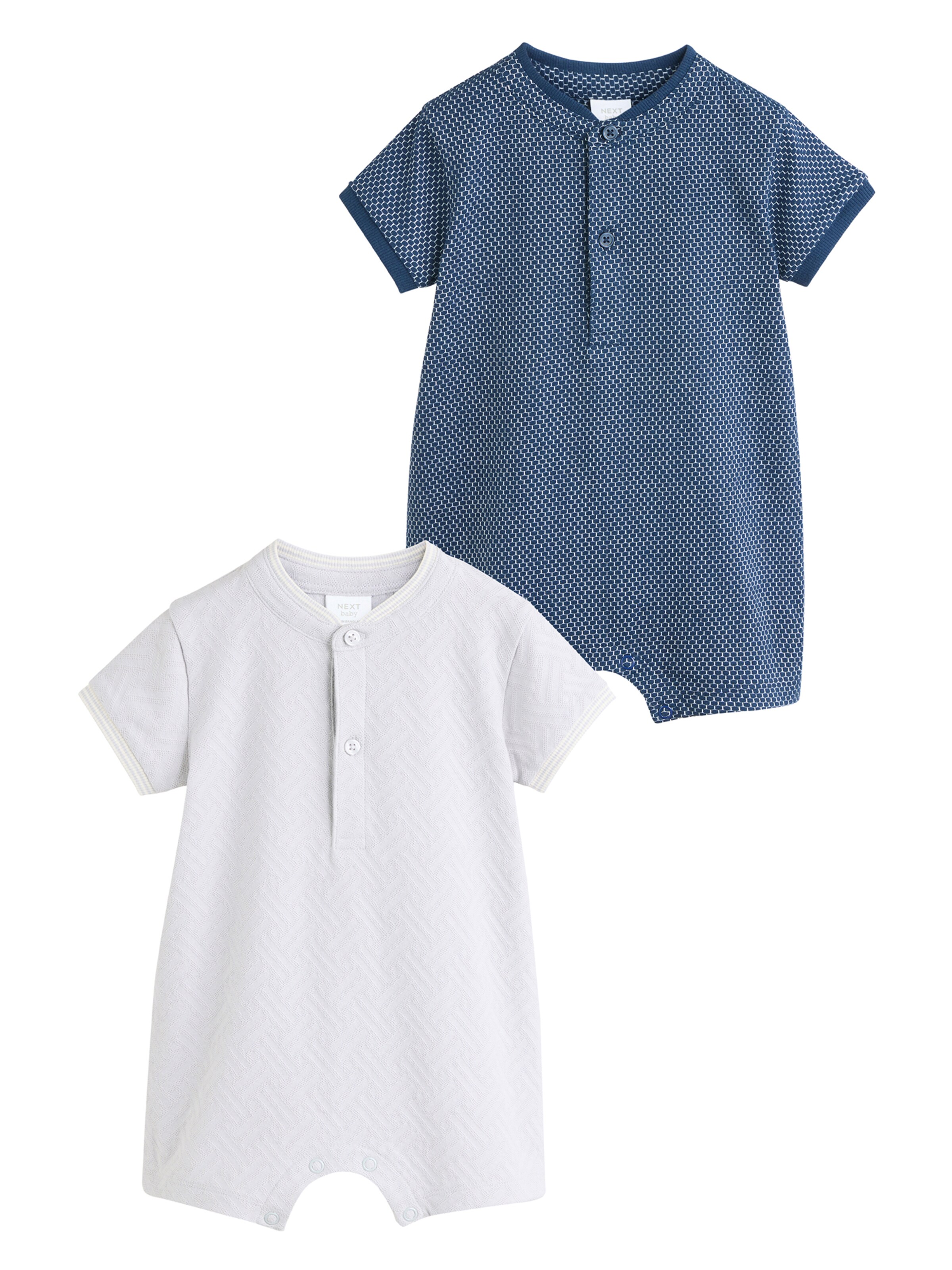 Next Ползунки/боди в Синий: спереди