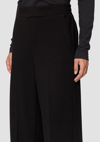 s.Oliver Wide leg Pantalon in Zwart