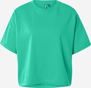Felpa 'PCCHILLI' di PIECES in verde: frontale