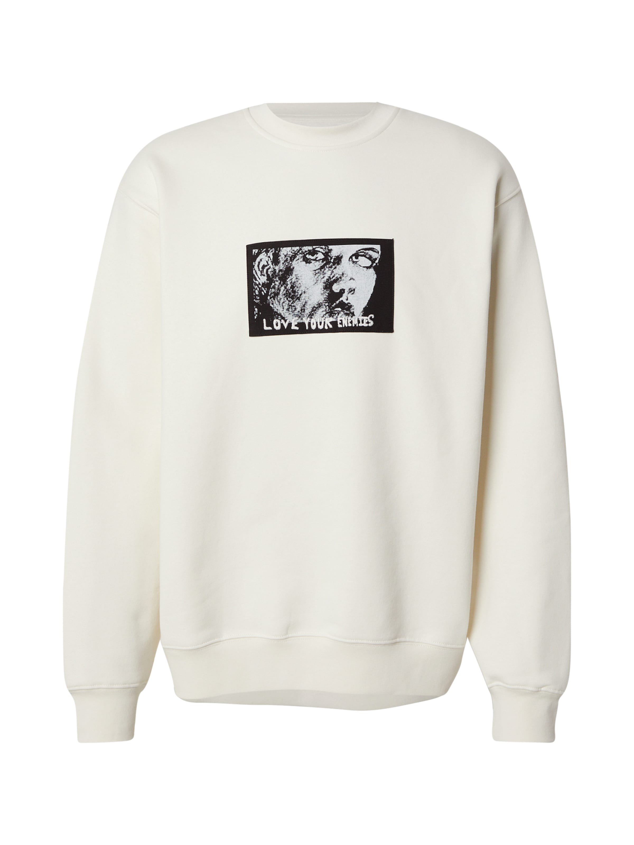 VANS Sweatshirt 'Skate Lisa Lisa' in White: front
