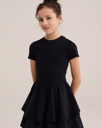 WE Fashion Kjole i sort