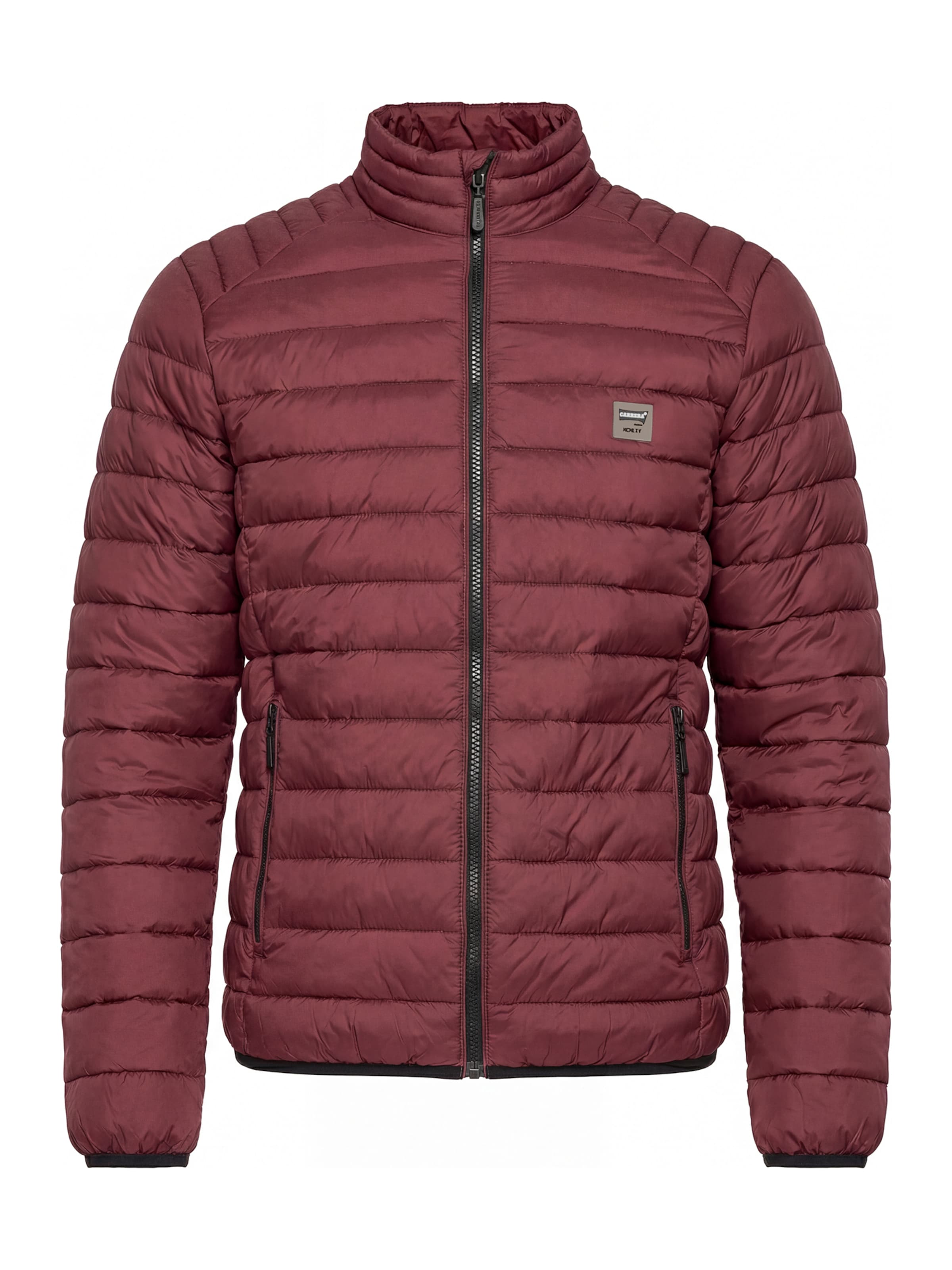Carrera Jeans Outdoorjacke 'Upright-Collar'‌‌‌‌‌ in Rot: Vorderseite