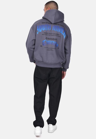Dropsize Sweatshirt 'Youth Attack' in Grijs