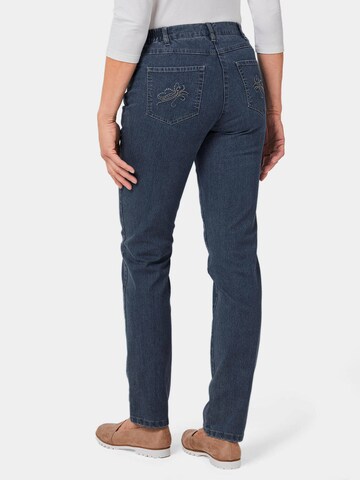 Goldner Slimfit Jeans 'Carla' in Blau