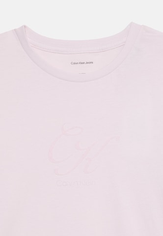 Calvin Klein Jeans Μπλουζάκι σε λιλά
