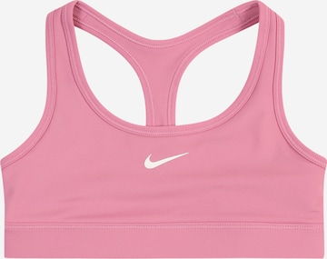 NIKE Спортивное белье 'Swoosh' в Ярко-розовый: спереди