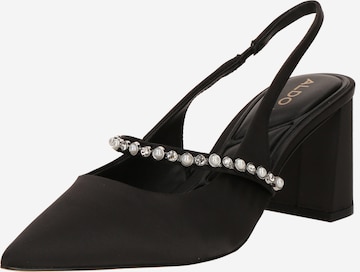 melns ALDO Vaļējas augstpapēžu kurpes 'VESTIA': no priekšpuses