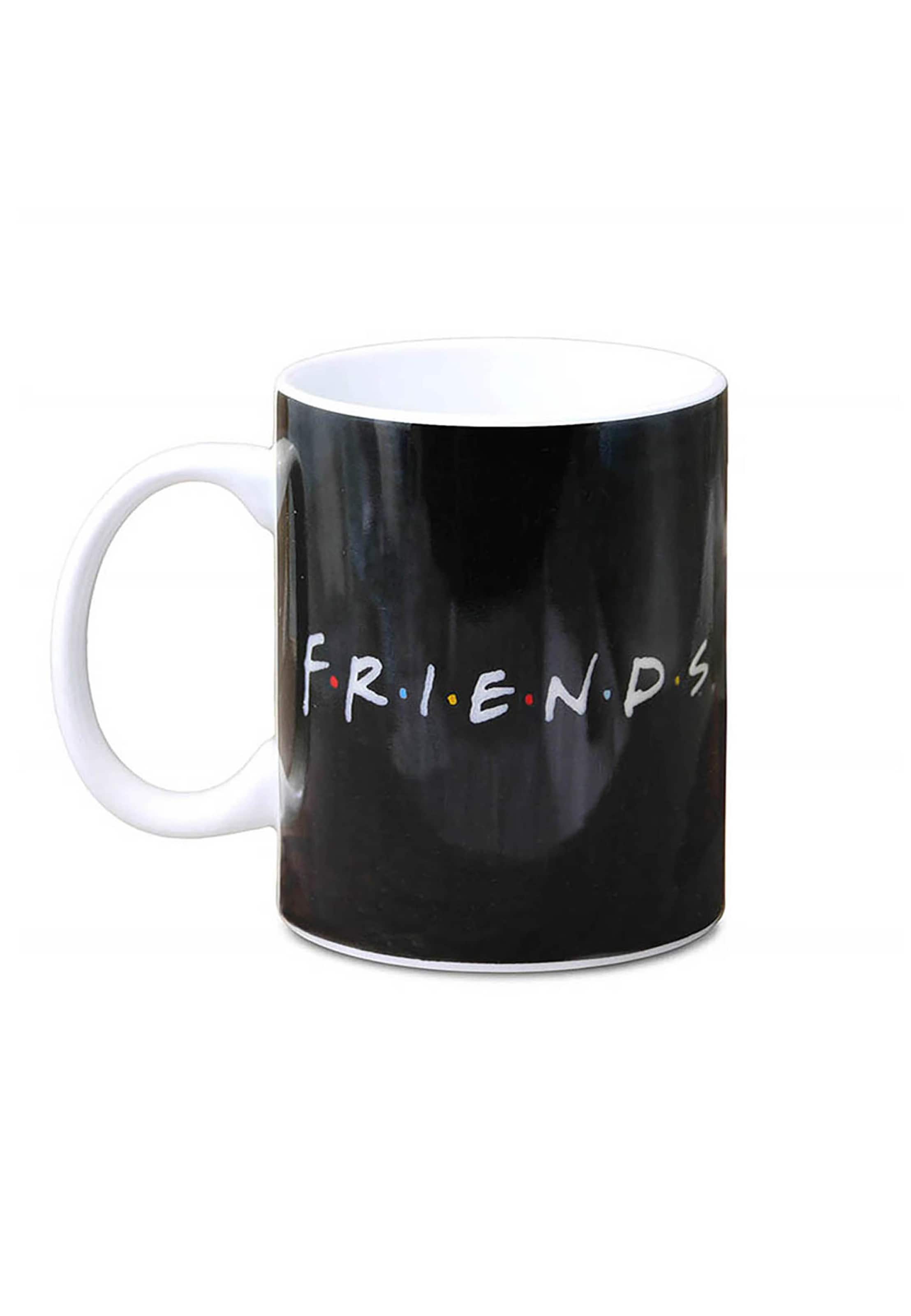 LOGOSHIRT Tasse 'Friends - Central Perk' in Schwarz