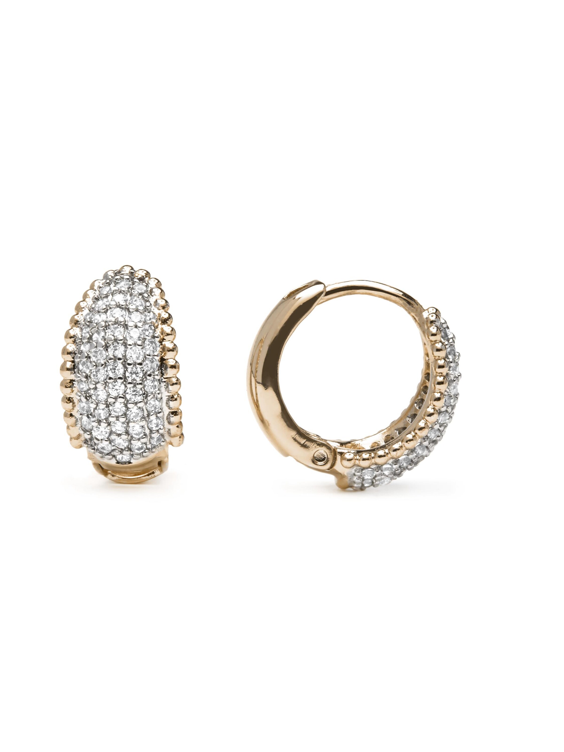 Luxenter Earrings 'Cinea' in Gold
