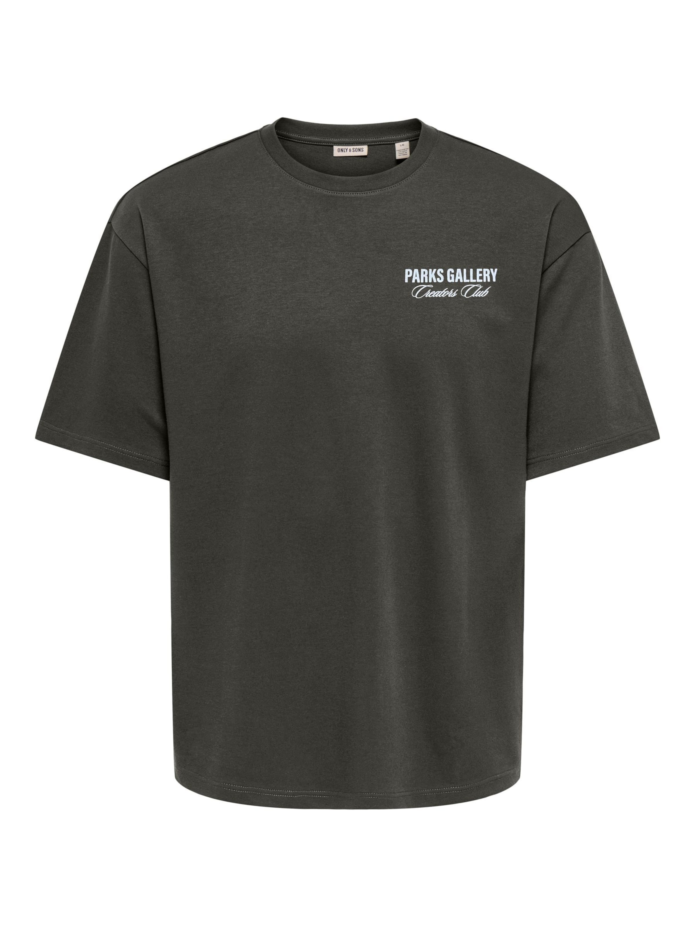 Only & Sons - Camiseta 'ONSPARKS GALLERY' en verde: frente