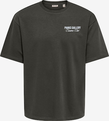 Only & Sons - Camiseta 'ONSPARKS GALLERY' en verde: frente