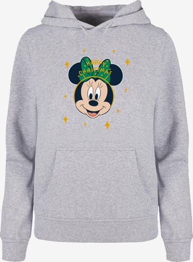 ABSOLUTE CULT Sweatshirt 'Minnie Mouse - Happy Christmas' in beige / graumeliert / grün / schwarz, Produktansicht