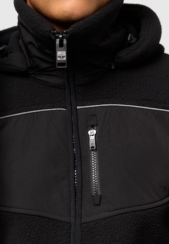 STONE HARBOUR Athletic Fleece Jacket in Black