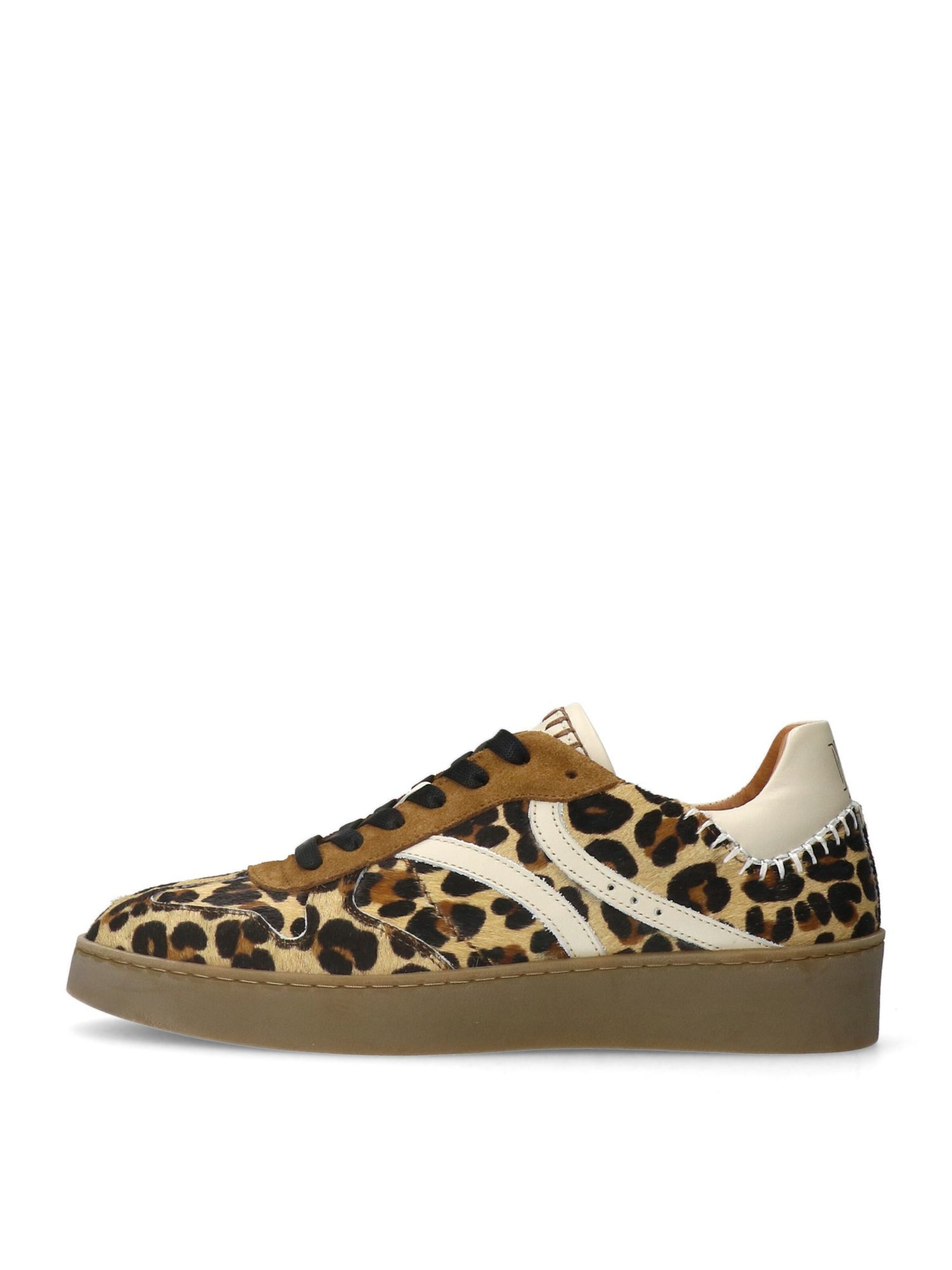 MANFIELD Sneakers laag in Beige