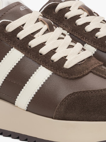 ES8 Sneakers laag '7706' in Bruin