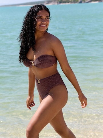 B by Ted Baker Bandeau Bikinitop in Braun