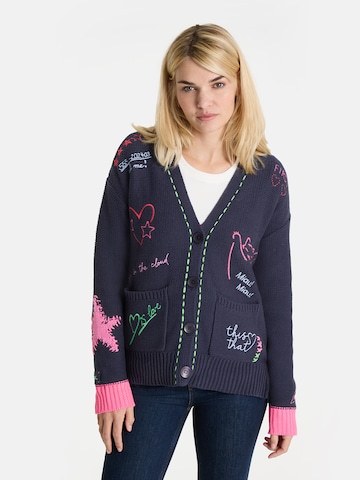 LIEBLINGSSTÜCK Strickjacke 'Aruna' in Blau: Vorderseite